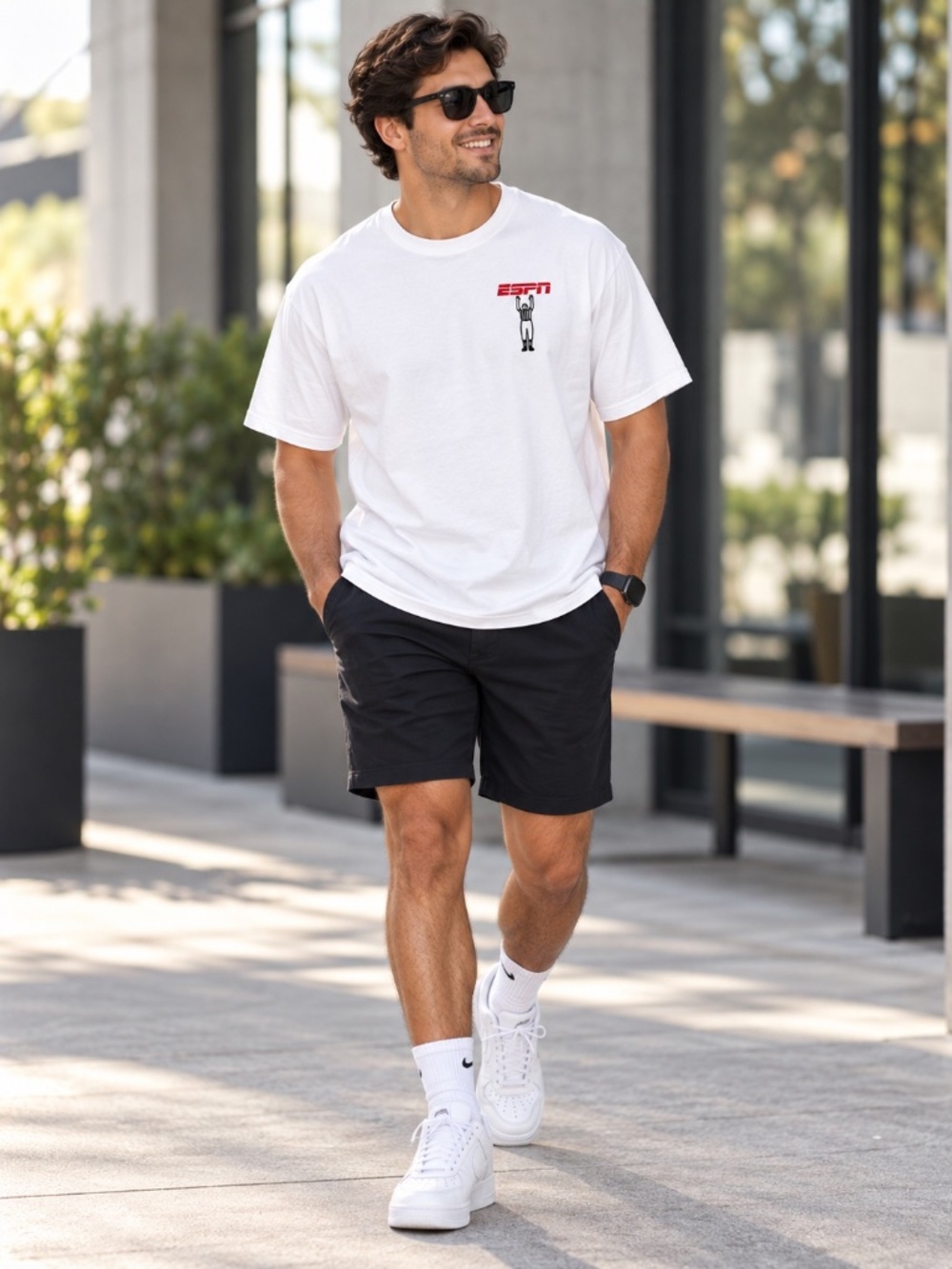 ESPN Men’s 2XL White Football Referee Signals Graphic T-Shirt Short Sleeve - Picture 10 of 11